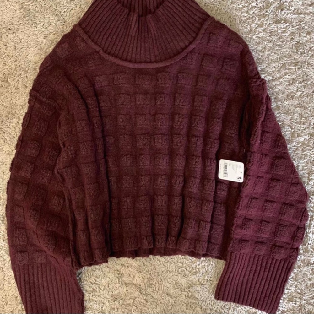 Free people Care FP Soul Searcher Mock Neck Sweater - Picture 6 of 7